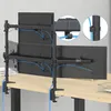 HFTEK MS424C-N Monitorhalterung für 4 Monitore 15-27 Zoll Produktbild-Vorschau 2
