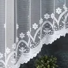 Rideau court arqué décoratif FLORENTYNA 120 blanc 330x120 Voir les images du produit 5