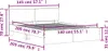 vidaXL Rám postele s čelem bílý 140x200 cm Náhled obrázku produktu 8