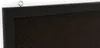 Bacheca in sughero nero 100x40 cm cornice in legno NERO Anteprima dell’immagine prodotto 9