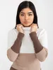 Rue Paris Damen-Rollkragenpullover Karsyn schwarz braun Produktbild-Vorschau 4