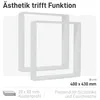 Natural Goods Berlin Möbelkufen RECHTECK, Tischkufen, Produktbild-Vorschau 2