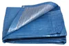 PE plachta zakrývací 5x5m 70g/1m2 modro-stříbrná 25025 Náhled obrázku produktu 1