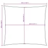vidaXL Tenda da sole in tessuto Oxford quadrato 5x5 m Anteprima dell’immagine prodotto 8