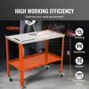 SucceBuy 36" x 18" ocelový svářecí stůl, přenosný pracovní Náhled obrázku produktu 2