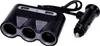 3-voudige sigarettenstekker met verdelers + 2x USB-poort Productafbeelding-voorbeeld 2