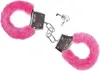 Manette in peluche rosa fuoco Anteprima dell’immagine prodotto 1
