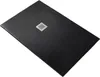 Piatto doccia 70X75 cm Vulcano Line Slim Black in resina Anteprima dell’immagine prodotto 1