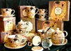 DUO ART GALLERY Becher 610 ml THE KISS New Bone China Produktbild-Vorschau 5