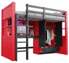 STILVORA Hochbett 90x200 cm mit Tisch und Stauraum, Produktbild-Vorschau 7