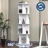 OYAJIA Bücherregal Drehbare Bücherregal, 4 Etagen Produktbild-Vorschau 8