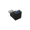 InLine USB 3.0 Adapter, Stecker A auf Buchse A, gewinkelt Produktbild-Vorschau 2