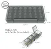 WELLGRO Tablettenbox für 7 Tage - Pillendose je 4 Fächer Produktbild-Vorschau 3