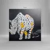 Bild auf Leinwand - Leinwandbild - Nashorn modern - 70x70cm Produktbild-Vorschau 3