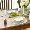 Mode Blumen Schmetterling Frühling 4er Set Platzsets, 37cm Produktbild-Vorschau 4