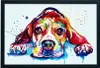 Peinture en chiffres avec cadre Peinture - Chien coloré 50 Voir les images du produit 3