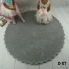 Kulatý háčkovaný koberec / průměr 100 cm / 5 mm bavlněný Náhled obrázku produktu 7
