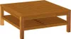 vidaXL Couchtisch 65x65x35 cm Massivholz Akazie Produktbild-Vorschau 11