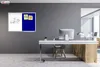 Kombitafel Whiteboard und Blau Filz-Pinnwand mit Alurahmen Produktbild-Vorschau 5