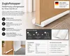 Zugluftstopper Türdichtung 95 cm Weiß – Luftzugstopper Produktbild-Vorschau 2