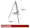 Kaminer 27556 Trépied pour barbecue avec grille 190 x 70 cm Voir les images du produit 3