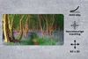 MuchoWow® Mauspad Mousepad Wald - Weg - Blumen 60x30 cm - Produktbild-Vorschau 2