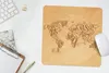 MuchoWow® Mauspad Mousepad Weltkarte - Vintage - Papyrus Produktbild-Vorschau 5