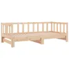 vidaXL Lit de jour extensible 90x200 cm pin massif Voir les images du produit 3