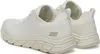 A pair of white Skechers Bobs Sport sneakers shown from a side-rear angle against a white background. Voir les images du produit