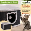 Katzenhöhle Katzenbett Katzenhaus Sisal Schwarz zooprinz | Produktbild-Vorschau 4