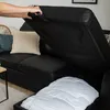 Ecksofa, umwandelbar, WARREN, 3-Sitzer, schwarzes Produktbild-Vorschau 6