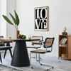 Posterpapier Poster - Black-and-White Love 40x60 cm Text Produktbild-Vorschau 2