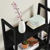 Libreria Relaxdays, 14 ripiani, effetto legno e metallo, Anteprima dell’immagine prodotto 6