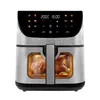 A TESLA air fryer with a whole chicken inside, viewed from the front. Náhľad obrázku produktu