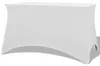 vidaXL Stretch Table Cover 2 ks 183 x 76 x 74 cm White Náhľad obrázku produktu 5