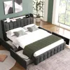 MODFU Polsterbetten 180 x 200 cm, Funktionsbett Doppelbett Produktbild-Vorschau 1