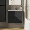 Stamar | Hängender Badezimmerunterschrank, Schwarz, 60 cm Produktbild-Vorschau 5