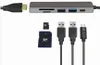 LogiLink USB-C 6-in-1 Multifunktions-Hub silber Produktbild-Vorschau 2