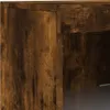 vidaXL Sideboard avec lampes LED chêne fumé 202x37x100 cm Voir les images du produit 13