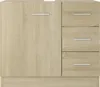 vidaXL Waschbeckenunterschrank Sonoma-Eiche 63x30x54 cm Produktbild-Vorschau 5