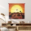 MuchoWow® Wandteppich Wandbehang Dino - Sonne - Natur - Produktbild-Vorschau 6