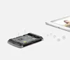 A mobile hotspot device is shown with its internal components exposed, next to a tablet displaying an image. Icons representing data transfer are shown between the two devices. Produktbild-Vorschau