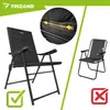 Trizand 27610 Chaise pliante de camping 59 x 70 x 91 cm, Voir les images du produit 23