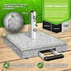 Stativ do parasola tillvex® Granit z kółkami i uchwytem Podgląd zdjęcia produktu 2