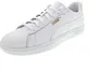 A white Puma Smash 3.0 L sneaker with gold accents is shown from a side angle against a white background. Podgląd zdjęcia produktu
