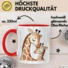 Giraffe Tasse Giraffenkopf Gesicht Tier Afrika Zoo Geschenk Produktbild-Vorschau 3