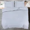 Bettwäsche-Set Grau 260x240 cm Leichte Mikrofaser Produktbild-Vorschau 5