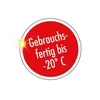 A red circular badge with white text and a sunburst graphic. Produktbild-Vorschau
