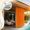 Lantigo Rideau extérieur Orange 155x200 cm anti-UV | Rideau Voir les images du produit 6