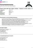 A document with safety instructions and product details for a USB-C cable. Produktbild-Vorschau